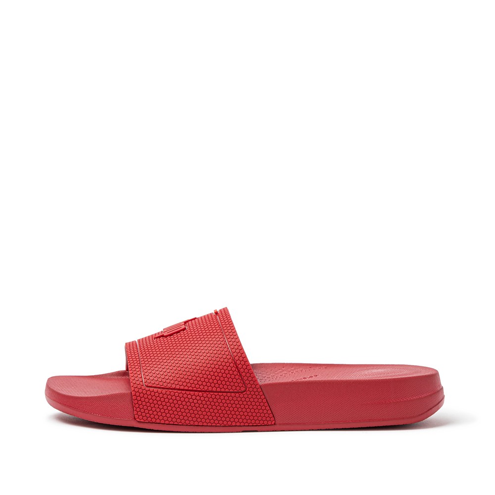 Fitflop Man Slides Red - Iqushion Pool - OE7039865